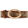 GUESS cintura Camden Pant Belt H30 W105 Latte Logo/Cognac marrone