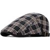 EWUHYFP Coppola Uomo Berretti Cappelli Cappello Piatto Estivo Uomo Donna Visiera Sottile Berretto con Visiera Strillone Casquette Scozzese Traspirante a Becco D'Anatra Casual