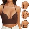 BUBBLEFOX Reggiseno Schiena Scoperta-Reggiseni a U Profonda Senza Cuciture a Scollatura Profonda e Schiena Reggiseno Invisibile Schiena