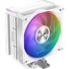SAMA Dissipatore ad Aria SAMA A40L - Single Tower, 4 Heatpipe, Ventola 120 mm ARGB, Bianco
