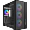 SAMA Case SAMA S50 Mid Tower ATX - 4 Ventole ARGB PWM, Mesh Frontale, Type-C 20Gbps, Nero