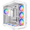 SAMA Case SAMA V52 Mid Tower ATX - 7 Ventole ARGB PWM, Type-C, Vetro Temperato, Bianco