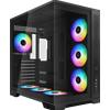 SAMA Case SAMA V52 Mid Tower ATX - 7 Ventole ARGB PWM, Type-C, Vetro Temperato, Nero