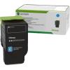 Lexmark 78C2XCE ciano toner ORIGINALE (CS/CX421/521/622) 260 g 72 mm