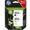 HP ORIGINALE HP Multipack nero / differenti colori 3YN10AE MCVP 303XL mod. 3YN10AE MCVP 303XL EAN 2200000046543