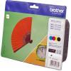 BROTHER ORIGINALE Brother Multipack nero / ciano / magenta / giallo LC-129XL+LC-125XL LC129XLVALBPDR 4 cartucce d'inchiostro: BK+C+M+Y mod. LC-129XL+LC-125XL LC129XLVALBPDR EAN 5014047566684