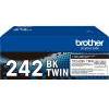 BROTHER ORIGINALE Brother Multipack nero TN-242BK TWIN ~2500 Pagine mod. TN-242BK TWIN EAN 4977766812818