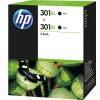 HP ORIGINALE HP Value Pack nero D8J45AE MCVP 301 XL mod. D8J45AE MCVP 301 XL EAN 2200000046505