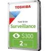 Toshiba S300, 2 TB, SATA-6Gb, 5400rpm, 256MB, bulk mod. HDWT720UZSVA