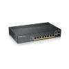 Zyxel GS1920-8HPv2 switch Smart Managed Gigabit con 10 porte PoE per reti aziendali affidabili.