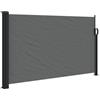 KGFHERENB Tenda laterale estensibile, colore antracite, 117 x 300 cm, protezione da sguardi indiscreti e dal vento, per balcone, terrazza e giardino, tenda laterale retrattile, divisorio per esterni e