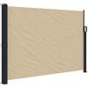 KGFHERENB Tenda da sole laterale estensibile, beige, 140 x 300 cm, tenda laterale per balcone, terrazza e giardino, estensibile, protezione dal vento, divisorio per interni