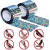 YUKOVEP Dissuasori per Piccioni 80 * 4.5m,2 Rotoli Nastro Repellente Antiuccelli Dissuasore per Respingere Piccioni e Uccelli,per Giardini, Frutteti, Nastro Deterrente (laser-4.5cm)