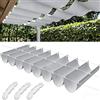 BAJIAN-LI Tenda a Vela Parasole a Onda Retrattile, Bordo rinforzato per evitare la deformazione del vela parasole scalabile, Pergola senza acqua-E||100x400cm