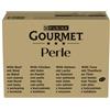 Gourmet Perle con manzo, pollo, salmone e tonno cibo umido per gatti (multipack) 96 x 85 g