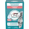 Pro Plan Purina One Hydralife con salmone cibo umido per gatti 6 x 50 g