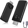 AURIVEE Trasmettitore Ricevitore HDMI Wireless, 1080P 60Hz Plug and Play, Nessun Driver Nessun Wi-Fi, 50m Trasmissione 5.8G, Mirroring Estensione per PC Portatile Proiettore TV