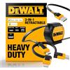 DEWALT Heavy Duty 3 in 1 retrattile multi cavo di ricarica, 3ft Fast Charger Cord, Multi Charger Adapter with Lightning/Type C/Micro USB Port for iPhones/Samsung Galaxy/PS/Tablets/More