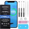 Elephantstory Batteria per iPhone 12/12 Pro, 4580mAh e Kit di Riparazione | Batteria Interna Alta Capacità Compatibile con iPhone 12/ 12Pro, A2172 A2402 A2403 A2404 A2341 A2406 A2408 A2407