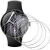 Natbok 5 pezzi Pellicola Protettiva per Google Pixel Watch 5/4/3 45mm, Anti-Graffi Senza Bolle Alta Definizione Trasparente TPU Protezione Schermo per Pixel Watch 5 45mm