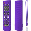 Generic Custodia protettiva in silicone per LG AKB75375604 AKB75095302 AKB73715601 per telecomando LG AKB serie Smart TV Cover antiscivolo anti-graffio (viola scuro)