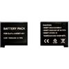 ERYNK AHDBT-401 Batteria di ricambio compatibile con GoPro Hero 4, Hero 4 Black,Hero 4 Silver Sport Camera Batteria di ricambio