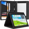 KHOMO Custodia universale Padfolio - Portfolio Organizer per Tablet da 8,5 fino a 11 pollici - PU Leather Notebook Pad Holder Cartella per iPad, Air, Pro e altri