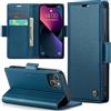 Phernykas Custodia a Libro Portafoglio per iPhone 13 Mini, RFID Magnetica | 3 Slot - Per Pendolarismo, Flip Cover Doppia Fibbia Laterale, Pelle PU Anti-Macchia, Supporto, Lavoro, Telefono Libretto