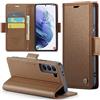 Phernykas Custodia a Libro Portafoglio per Samsung Galaxy S21 Plus, RFID | 3 Slot - Per Pendolarismo, Flip Cover Doppia Fibbia Magnetica, Pelle PU Anti-Macchia, Supporto, Lavoro, Telefono Libretto