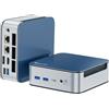 Glorlin Mini PC, AMD Ryzen 7 6800H (fino a 4,7 GHz) 16 GB LPDDR5 512 GB SSD