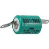 vhbw NiMH Batteria a bottone di ricambio tipo 1/3AAA 170mAh 1,2V adatta a batterie per modellismo, luci solari ecc.