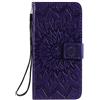 ZiHang LG G8S ThinQ Custodia Libro Pelle PU e TPU Silicone con Funzione Supporto Chiusura Magnetica Portafoglio Libretto Bumper Case Cover per LG G8S ThinQ (Viola)