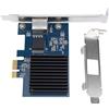 YUKERMARB Scheda di rete PCIe 10Gbps, chip RTL8127, multi-velocità 10G/5G/2.5G/1G/100M/10M, PCIe 4.0x1, adattatore LAN NBASE-T RJ45, per server/desktop