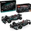 LEGO Technic Bundle Corse da Costruire Insieme con 2 set di Mercedes-AMG F1 W14 E Performance: il Kit di Modellismo per Adulti (42171) e la Macchina Giocattolo Pull-Back per Bambini da 7 Anni (42165)
