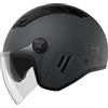 MPH Helmets CASCO JET L AIRE ANTRACITE OPACO DOPPIA VISIERA PRESE ARIA SUPERIORI MPH H6AI130
