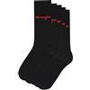 Wrangler Lees Set 5 Paia | Calzini Uomo Cotone Traspiranti | Calze Sportive Uomo Resistenti per Lavoro Palestra Tempo Libero | Comfort Elasticizzato, Supporto Duraturo, Multipack Originale