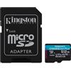 Kingston Canvas Go! Plus - Carta di memoria flash (adattatore microSDXC-a-SD incluso) - SDCG4/512GB