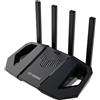 ASUS TUF-BE3600 router wireless Gigabit Ethernet Dual-band (2.4 GHz/5 GHz) Nero, Router di rete - 90IG0900-MO9C00