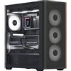 Aerocool D501A Midi Tower Nero, Chassis Tower - ACCM-DS01043.11