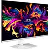 MSI MPG 321URXWDE QD-OLED Monitor PC 80 cm (31.5") 3840 x 2160 Pixel 4K Ultra HD Bianco, Monitor di gioco - 9S6-3DD29A-023