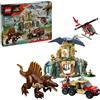 LEGO Jurassic World Missione aerea con Spinosauro e Quetzalcoatlus, Giochi di costruzione - 76976
