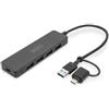 DIGITUS Hub USB 3.0 a 4 porte, Slim Line - DA-70235