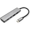 DIGITUS Hub USB-C, 4 porte, 2x USB A + 2x USB-C - DA-70245