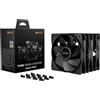 be quiet! Pure Wings 3 120mm | PWM Reverse Triple-Pack Case per computer Ventilatore 12 cm Nero 3 pz, Ventola - BL137