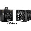 be quiet! Pure Wings 3 120mm | PWM Triple Pack Case per computer Ventilatore 12 cm Nero 3 pz, Ventola - BL141