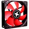 Xilence XPF92.R.PWM Case per computer Ventilatore 9,2 cm Nero, Rosso, Ventola - XF041