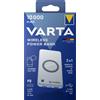 VARTA 57913 Polimeri di litio (LiPo) 10000 mAh Carica wireless Bianco, Powerbank - 57913101111