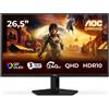 AOC G4 Q27G41ZDF Monitor PC 67,3 cm (26.5") 2560 x 1440 Pixel Quad HD QD-OLED Nero, Rosso - Q27G41ZDF