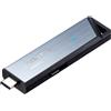 ADATA UE800 unità flash USB 256 GB USB tipo-C 3.2 Gen 2 (3.1 Gen 2) Argento, Chiavetta USB - AELI-UE800-256G-CSG