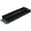 ICY BOX IB-M2HS-701 M.2 NVMe SSD Dissipatore di calore/Radiatore Nero 1 pz - 60361
